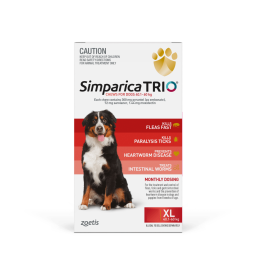 Simparica Trio Extra Large Dog 88.1-132lbs No Rx Required