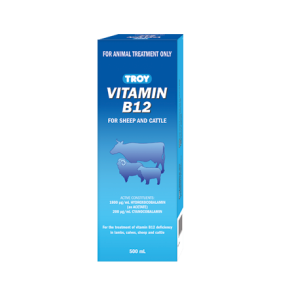 Troy Vitamin B12 injection for sheep and cattle 500mL