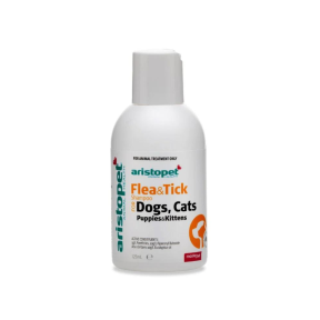 Aristopet Flea & Tick Shampoo Dogs, Cats, Puppies & Kittens 125ml