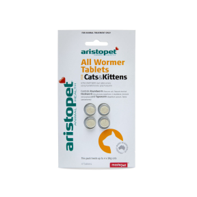 Aristopet Allwormer Cats & Kittens 4 Tablets
