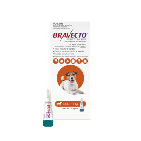 Bravecto Spot On Dog Small 9.9-22lbs Orange 1 Pack