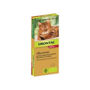 Drontal Allwormer Tablet Cat Large Up to 13.2 lbs