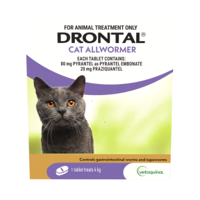 Drontal Allwormer Tablet Cat Up to 4kg