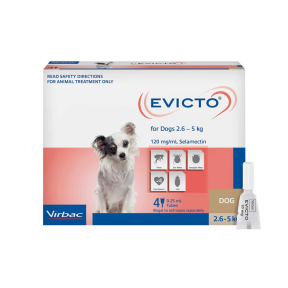 Evicto Dog Very Small 5.7 11 lbs Brown 4 Pack
