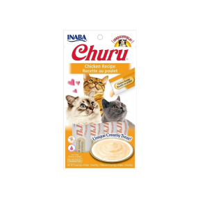 Inaba Churu Puree Chicken Cat Treats 4 Pack
