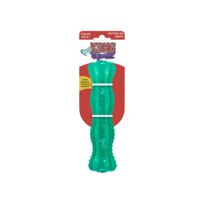 KONG Squeezz Dental Stick Dog Toy Medium Packaging