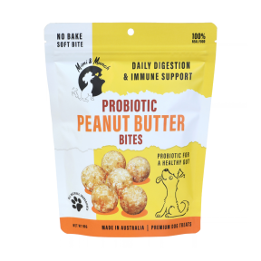 Mimi & Munch Probiotic Peanut Butter Bites Dog Treats Front Image