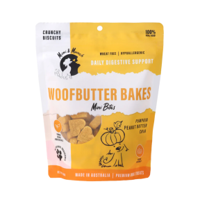 Mimi & Munch Woofbutter Bakes Mini Bites Dog Treats 90g Front