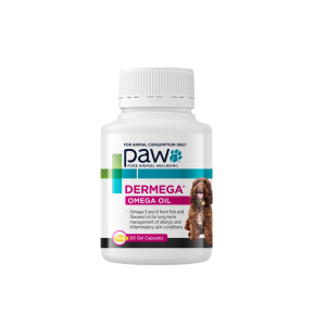 PAW Dermega Oil Skin Support Capsules Front