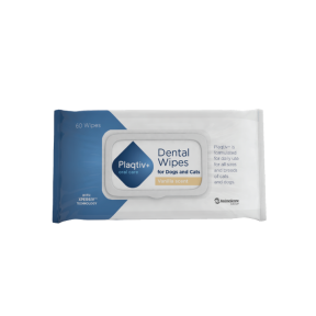 Plaqtiv+ Dental Wipes Dog & Cat 64 Pack