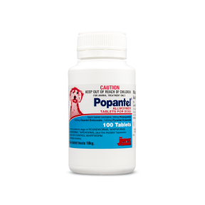Popantel Allwormer Dog 10kg 100 Tablets