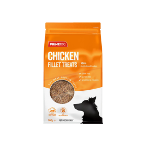 PRIME100 SPT Chicken Fillet Dog Treats 100g