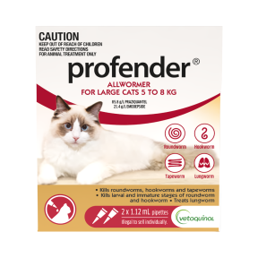 Profender Cat Large 5-8kg Red