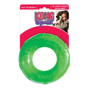 KONG Squeezz Ring Dog Toy KONG Squeezz Ring Dog Toy