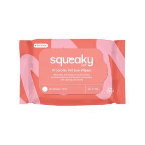 Squeaky Pet Probiotic Pet Eye Wipes Fragrance Free 20 Wipes