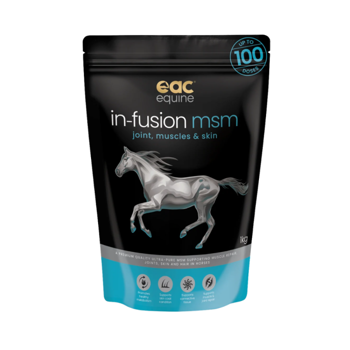 EAC In-fusion MSM Joint Muscle & Skin Support Horse 1kg main product photo