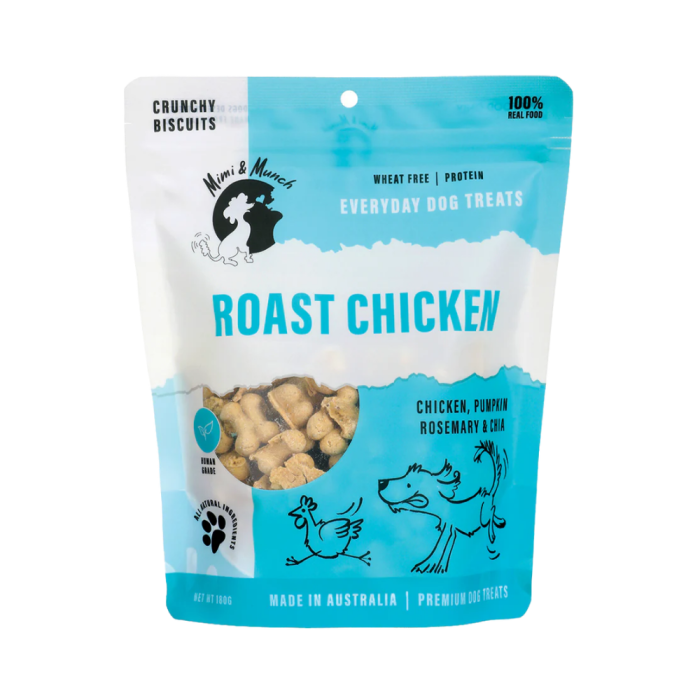 Mimi & Munch Roast Chicken Dog Treats 90g main product photo