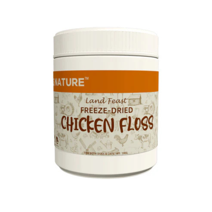 Mio's Nature Freeze Dried Chicken Floss 100g main product photo