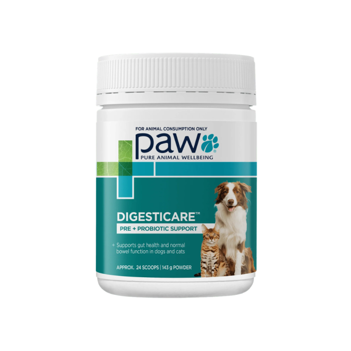 PAW Digesticare Pre + Probiotic Support Dog and Cat 143g main product photo
