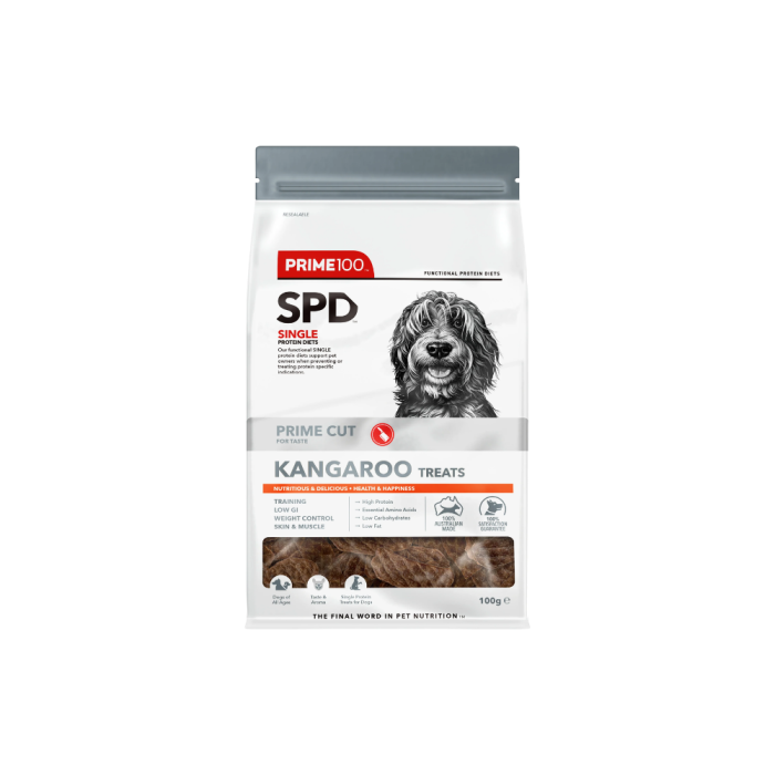 Prime100 SPD Prime Cut Dog Treats Kangaroo 100g main product photo