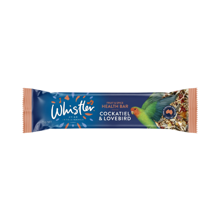 Whistler Cockatiel & Lovebird Health Bar 75g main product photo