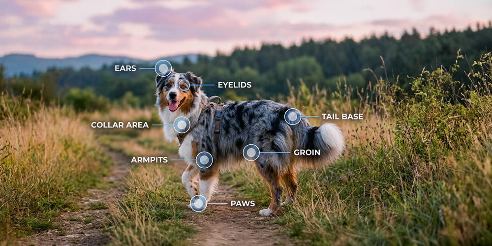 Top 7 Places Ticks Hide On Your Dog