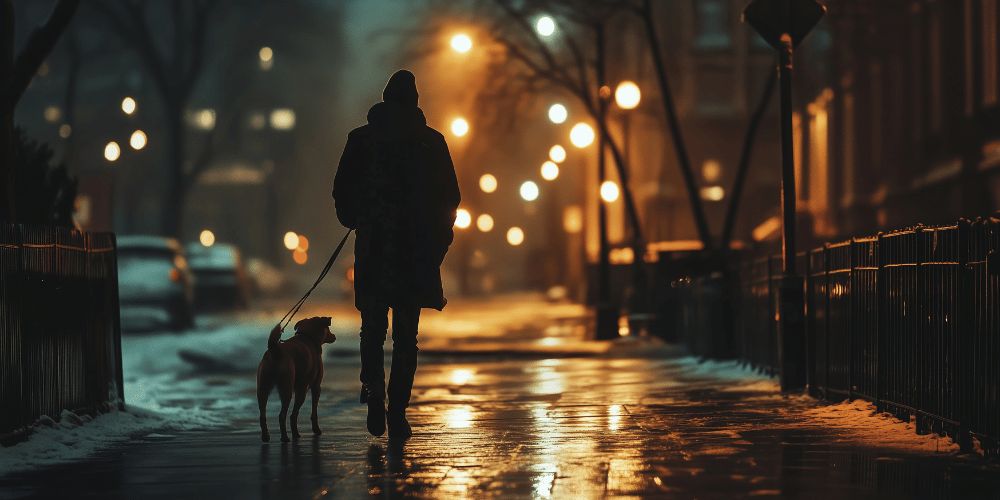 Our Safety Tips for Walking Your Dog at Night