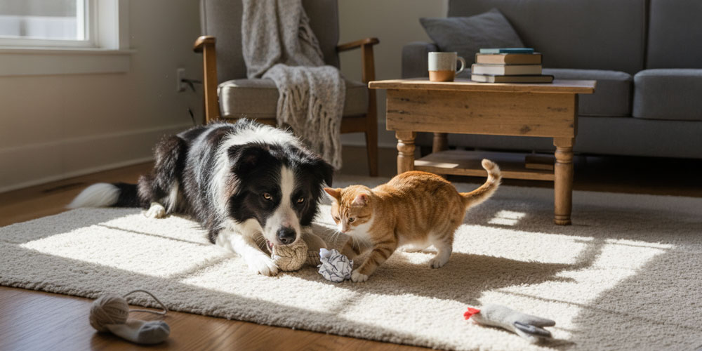 Low Effort Ways to Keep Your Pet Entertained Indoors